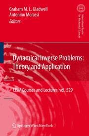 Cover von Dynamical Inverse Problems: Theory and Application