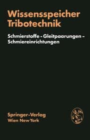 Cover von Wissensspeicher Tribotechnik
