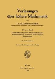 Cover von Vorlesungen über höhere Mathematik