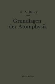Cover von Grundlagen der Atomphysik
