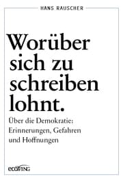 Cover von Worüber sich zu schreiben lohnt