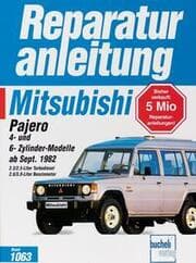 Cover von Mitsubishi Pajero, 4-Zyl-Modelle und 6-Zyl-Modelle ab Sept.82