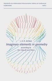 Cover von Imaginary elements in geometry