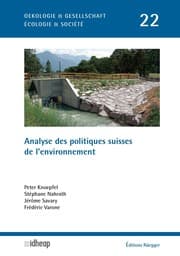 Cover von Analyse des politiques suisses de l'environnement