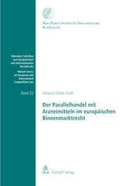 Cover von Der Parallelhandel mit Arzneimitteln im europäischen Binnenmarktrecht