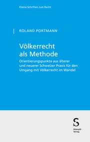 Cover von Völkerrecht als Methode