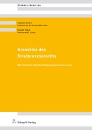 Cover von Grundriss des Strafprozessrechts