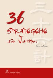 Cover von 36 Strategeme für Juristen