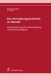Cover von Das Verwaltungsstrafrecht im Wandel