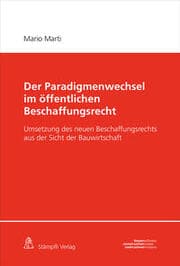 Cover von Der Paradigmenwechsel im öffentlichen Beschaffungsrecht