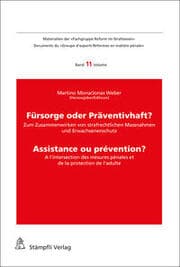 Cover von Fürsorge oder Präventivhaft? Assistance ou prévention?