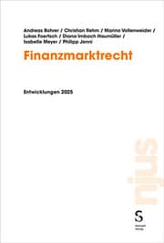 Cover von Finanzmarktrecht