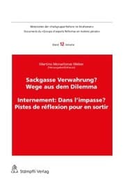 Cover von Sackgasse Verwahrung/Internement: Dans l'impasse?