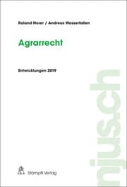 Cover von Agrarrecht, Entwicklungen 2019