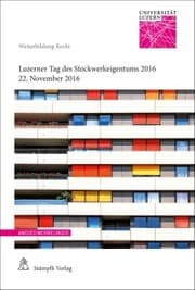 Cover von Luzerner Tag des Stockwerkeigentums 2016