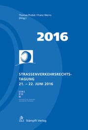 Cover von Strassenverkehrsrechts-Tagung 2016