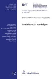 Cover von Le droit social numérique