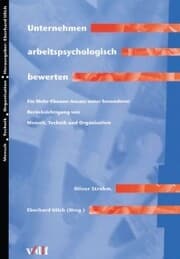Cover von Unternehmen arbeitspsychologisch bewerten