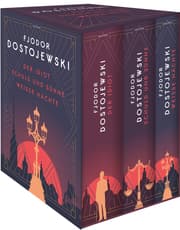 Cover von Dostojewski - Drei Bände im Schuber. Schuld und Sühne. Der Idiot. Weiße Nächte (Die großen Erzählungen)