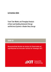 Cover von Travel Time Models and Throughput Analysis of Dual Load Handling Automated Storage and Retrieval Systems in Double Deep Storage