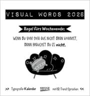 Cover von Visual Words Black 2026