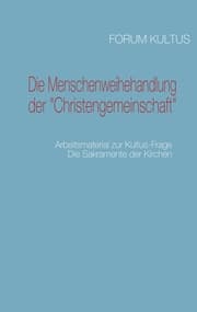 Cover von Die Menschenweihehandlung der 'Christengemeinschaft'
