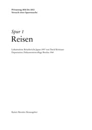 Cover von Spur 1 Reisen