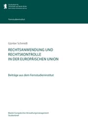 Cover von Rechtsanwendung und Rechtskontrolle in der Europäischen Union