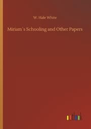 Cover von Miriam's Schooling and Other Papers