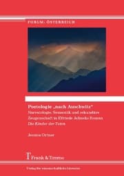 Cover von Poetologie 'nach Auschwitz'