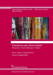 Cover von Translation und 'Drittes Reich'