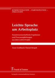 Cover von Leichte Sprache am Arbeitsplatz