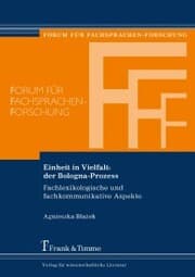 Cover von Einheit in Vielfalt: der Bologna-Prozess