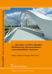 Cover von '... übersetzt von Peter Handke' - Philologische und translationswissenschaftliche Analysen