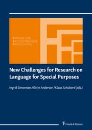 Cover von New Challenges for Research on Language for Special Purposes