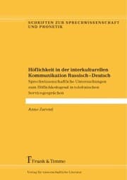 Cover von Höflichkeit in der interkulturellen Kommunikation Russisch - Deutsch