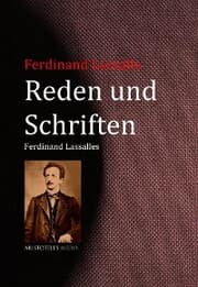 Cover von Reden und Schriften Ferdinand Lassalles