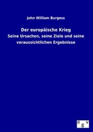 Cover von Der europäische Krieg