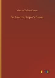 Cover von De Amicitia, Scipio's Dream
