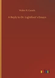 Cover von A Reply to Dr. Lightfoot's Essays