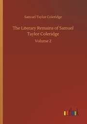 Cover von The Literary Remains of Samuel Taylor Coleridge