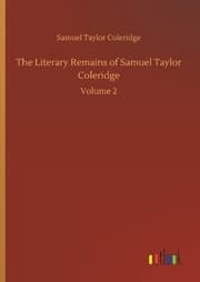 Cover von The Literary Remains of Samuel Taylor Coleridge