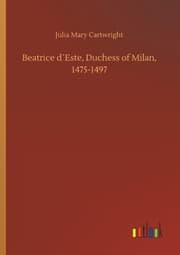 Cover von Beatrice d'Este, Duchess of Milan, 1475-1497