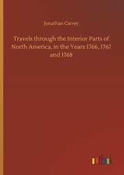 Cover von Travels through the Interior Parts of North America, in the Years 1766,1767 and 1768