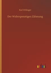 Cover von Der Widerspenstigen Zähmung