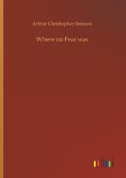 Cover von Where no Fear was
