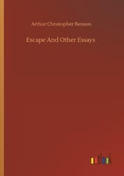 Cover von Escape And Other Essays
