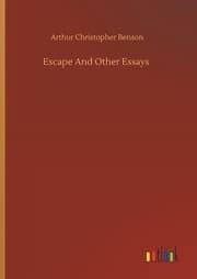 Cover von Escape And Other Essays