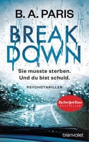 Cover von Breakdown - Sie musste sterben. Und du bist schuld