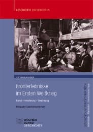 Cover von Fronterlebnisse im Ersten Weltkrieg